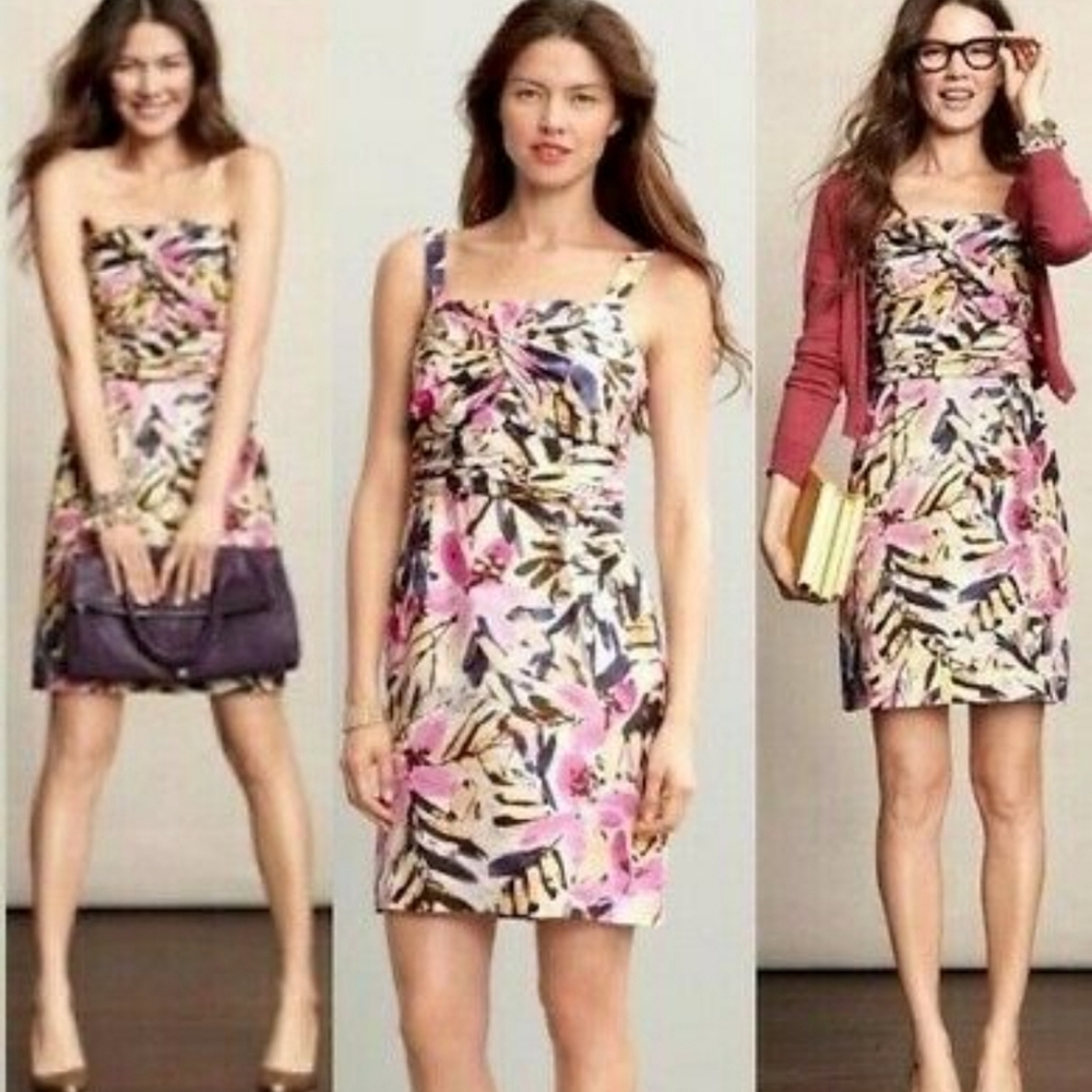 🥳🥳 HOST PICK 🥳🥳 Banana Republic Silk 2-Way Dress